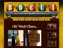 Tablet Screenshot of bocciitalian.com